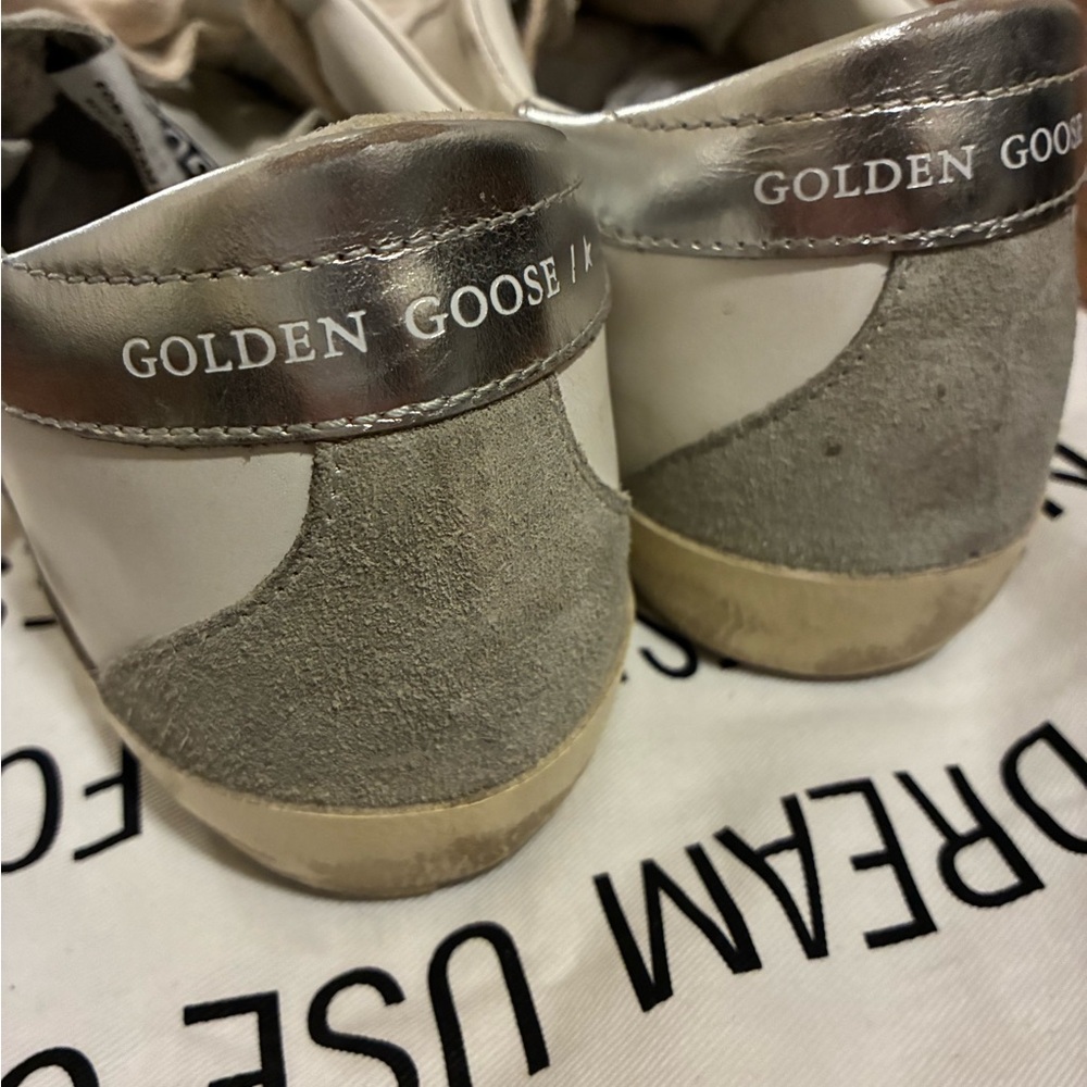 Golden Goose Super Star Classic with Gold Glitter Star - Picture 8 of 8